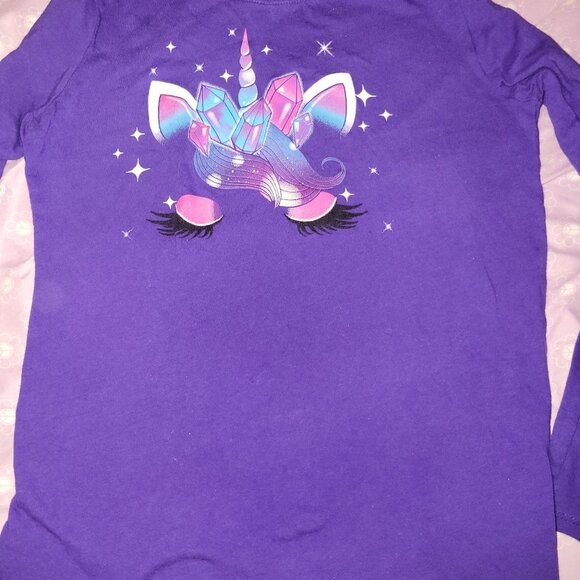 Bundle  of Long Sleeve Shirt and Leggings Cat and Jack & Children's Place 10/12 - Picture 1 of 7